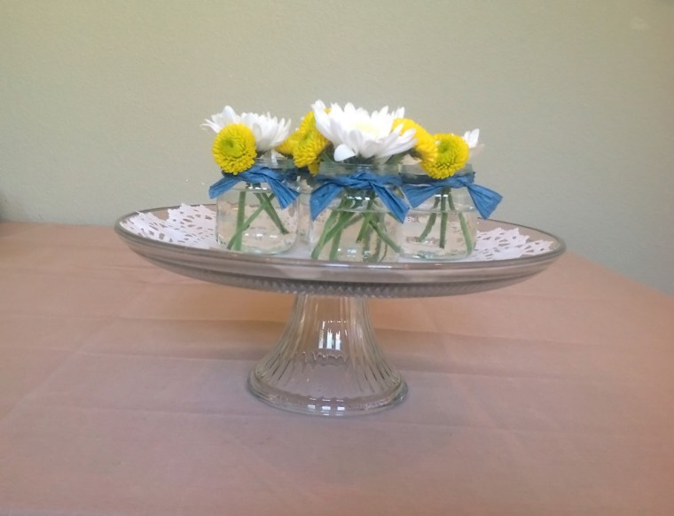 baby shower baby food jar centerpiece