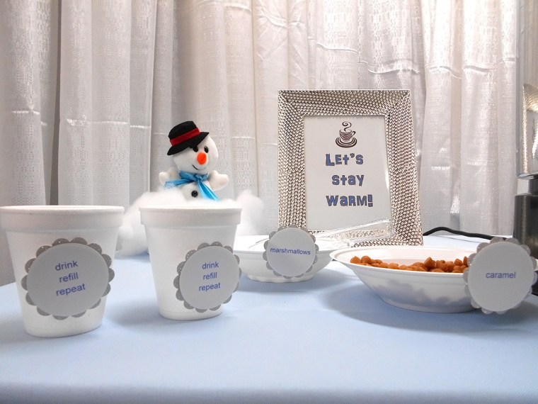 hot chocolate bar sign