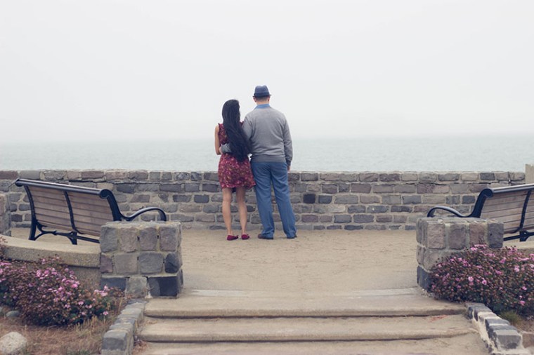 engagement session in the city
