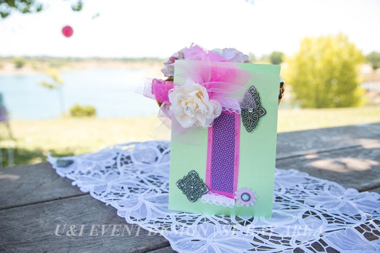 handmade birthday party card_white vintage lace runner_bay area event planner