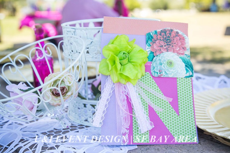 vintage rustic shabby chic birthday stationery centerpiece_east bay event planner