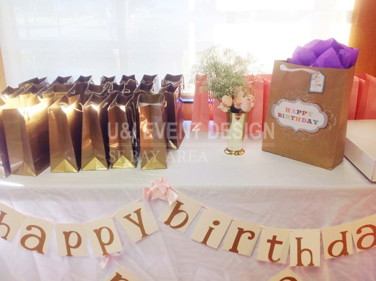 birthday party gift table banner
