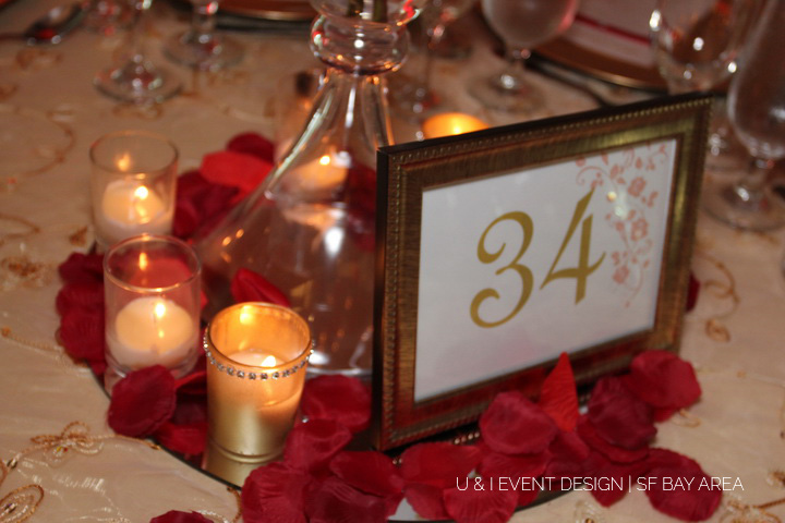 bay area wedding centerpiece designer